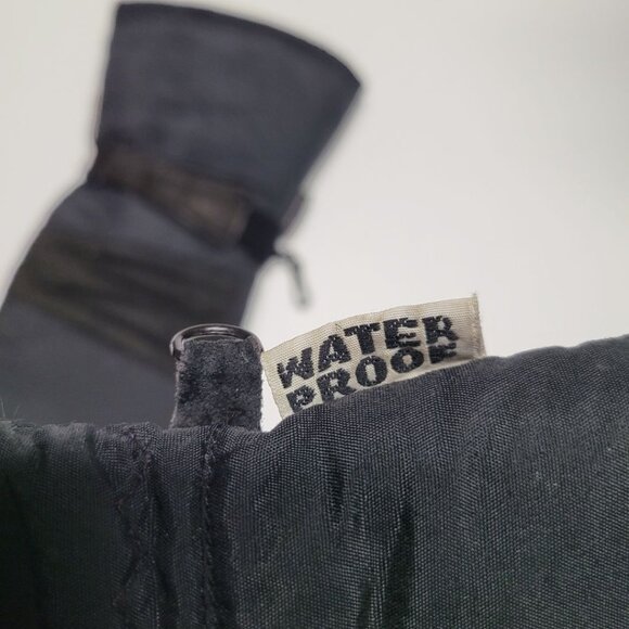 Snowmobile Mittens Adjustable Strap Thinsulate Waterproof Black Small Winter - Picture 6 of 8